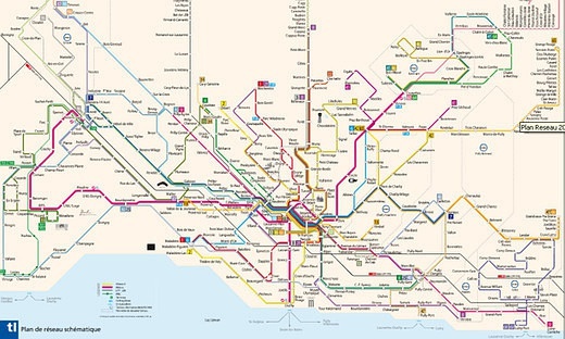 世界各地强大的地铁线路图