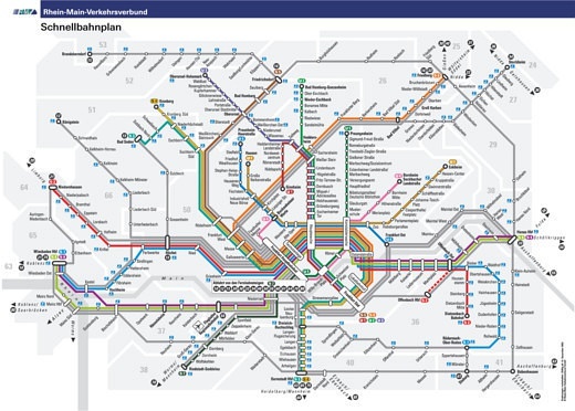 盘点世界各地强大的地铁线路图