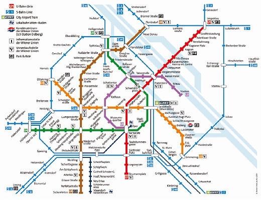 盘点世界各地强大的地铁线路图