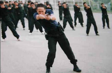 特警教练训练