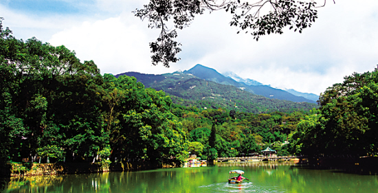 罗浮山全景