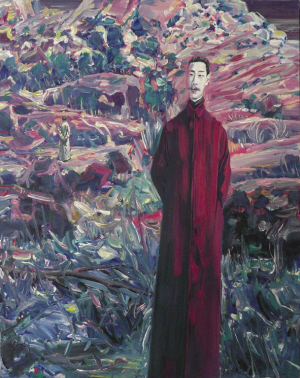 《青年鲁迅》 2009年 200x250cm 布面油画