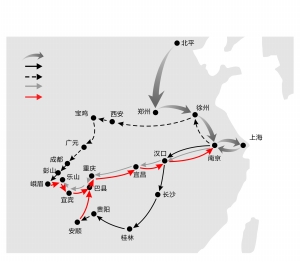 图片版权归原作者所有 西迁路线(南路)-图片版权归原作者所有