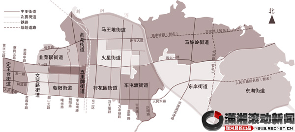 长沙芙蓉区区划调整11个街道1个乡调整为13街道(组图)图片