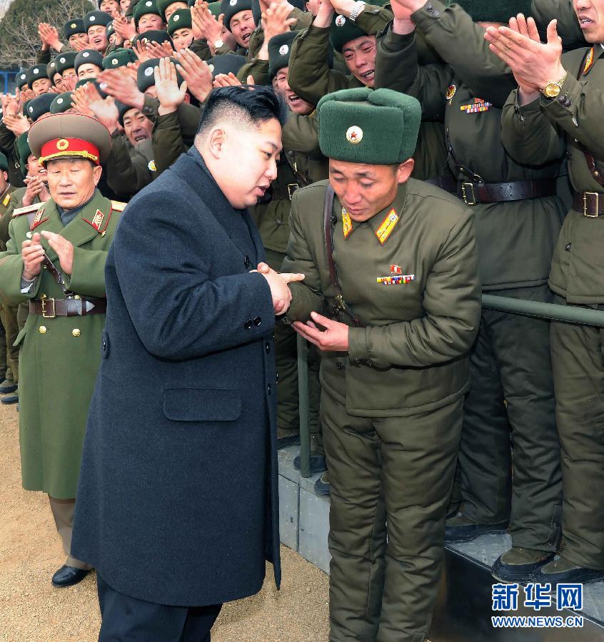 金正恩就任朝鲜人民军最高司令官后首次视察部