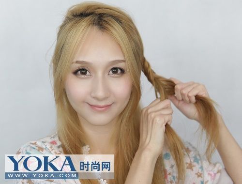 绑四股辫