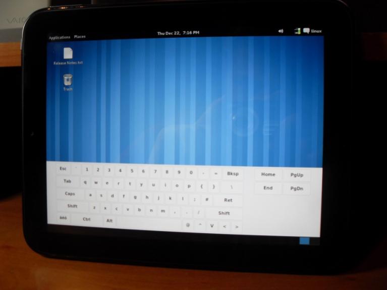 TouchPad现已可以运行Arch Linux