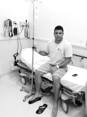 周三晚，前巴西球星罗纳尔多通过自己的推特账号透露，他感染上了登革热一种急性传染病。