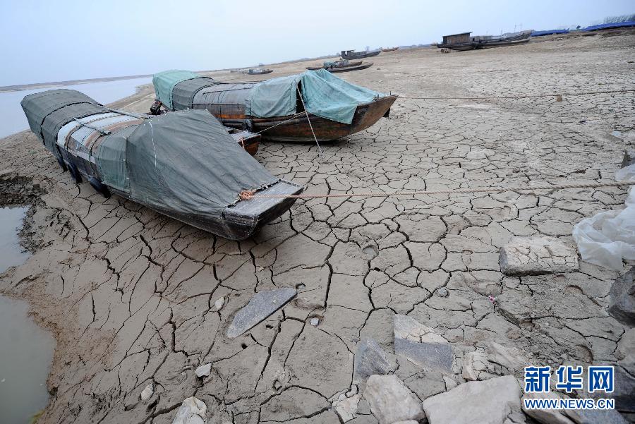 中国最大淡水湖鄱阳湖遭遇极枯水位_新闻图站