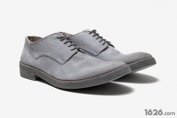 解构品牌 Maison Martin Margiela 灰色皮鞋(图)