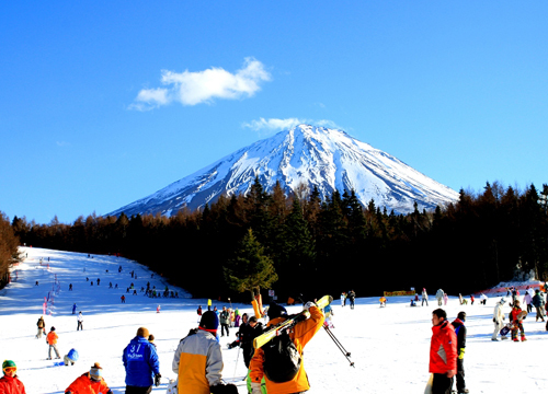 日本富士天神山滑雪场