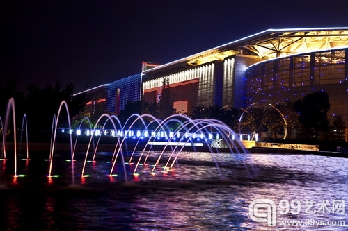 苏州国际博览中心夜景