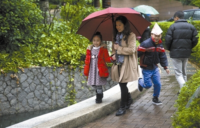 未来三日南方下雨北方下雪(图)