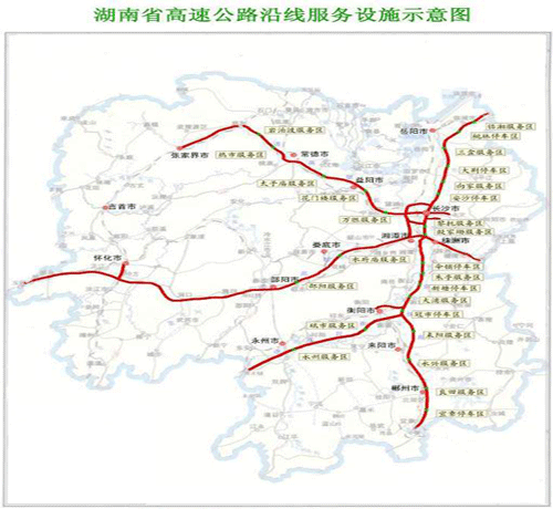 湖南高速地图图片