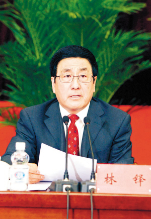 林铎同志当选为市委书记(图)