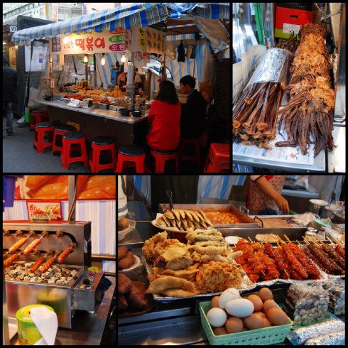 韩国的街边小吃是通过韩剧认识的韩国美食,找个路边小店喝喝小酒,吃点