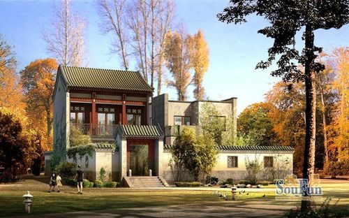 观唐云鼎云上水畔平起佛山组图方案16000元/上风(别墅)两层别墅土暖气庭院图片