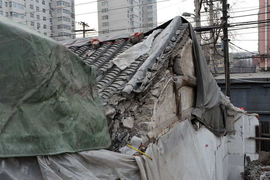 北京梁思成故居被拆 主管部门称节后复建