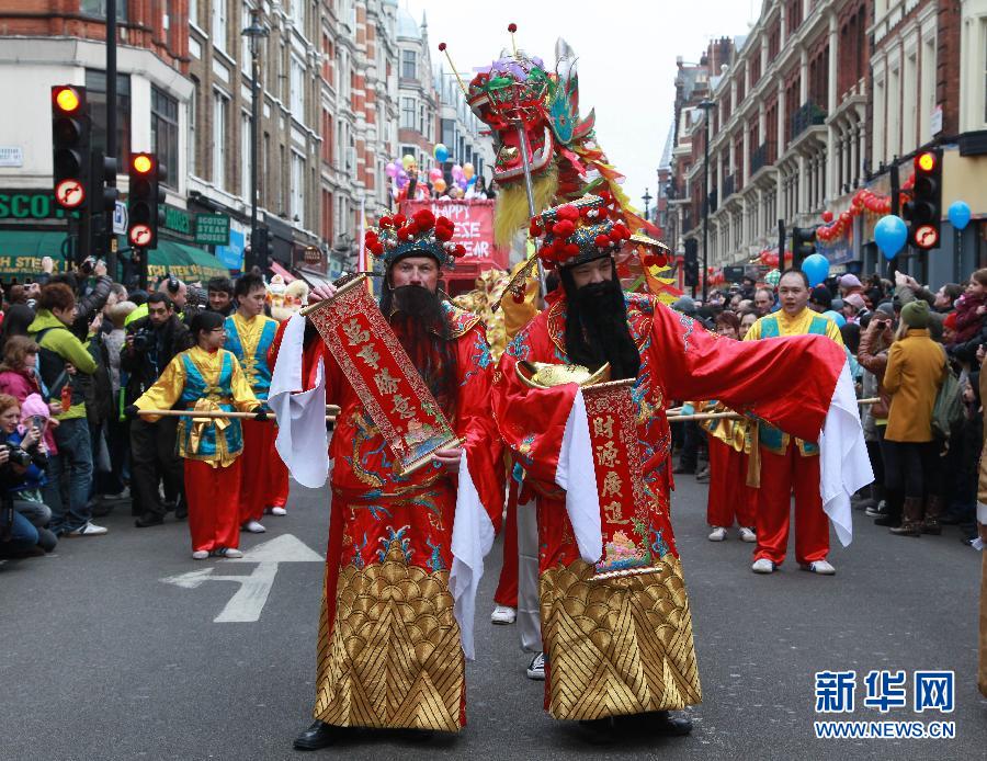 红红火火迎新春 海外同欢贺新年(组图)