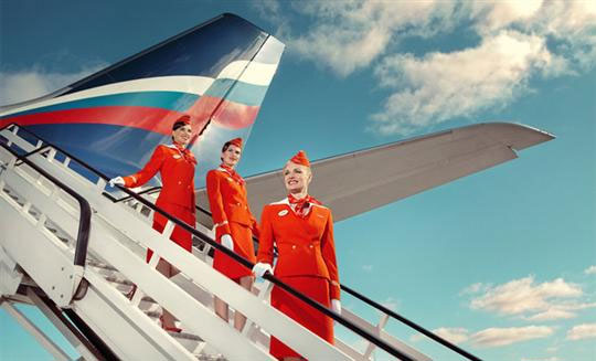 俄罗斯国际航空2012空姐日历《天上的恋人》