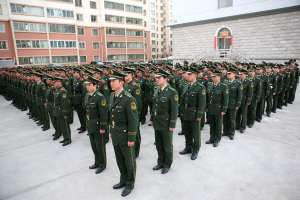 2012年新兵下队欢迎仪式(图)