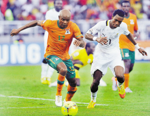 非洲杯赞比亚会师科特迪瓦 中超外援争夺金靴