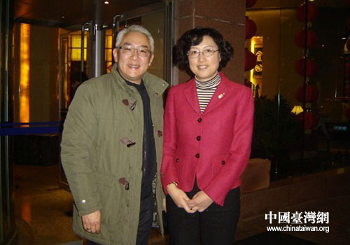 山东威海市领导会见台湾捷年集团总裁吕台年(