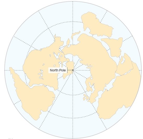 报告称数亿年后北极将出现现超级大陆