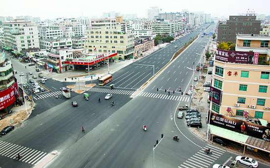 国道324线澄海路段初展新姿(组图)