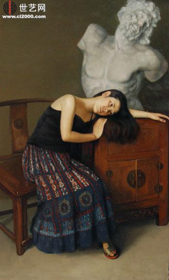 《芸芸时光》布面油画 200x120cm 2011年