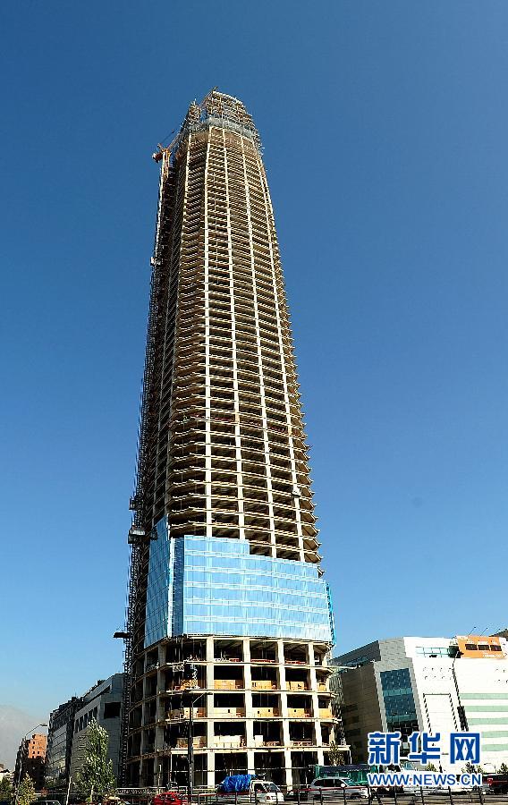 智利建拉美高楼 高300米共63层(图)