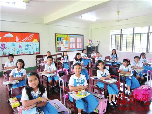 菲律宾小学课堂