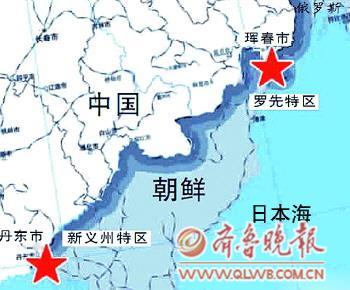 15日称,据北京和首尔"消息人士"透露,中朝两国为加快东北三省和罗先图片