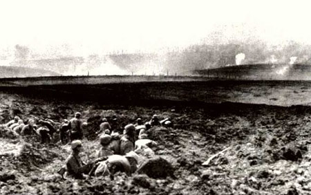 德军向凡尔登要塞发起进攻