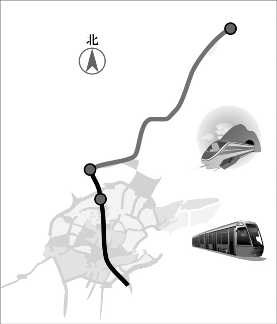 沈阳地铁二号线北延长线项目为沈铁城际铁路工程的一部分.图片