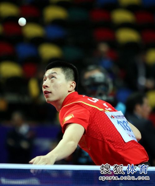 图文:乒乓球亚锦赛马龙发球马龙v图文告捷-搜狐;图文:乒乓球亚锦赛刘翔打网球图片