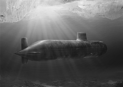 ▼下一代潜艇能躲避雷达和声呐系统