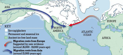 研究称石器时代欧洲猎人首次发现美洲大陆(图