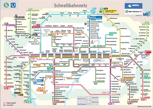 看世界各地强大的地铁线路图