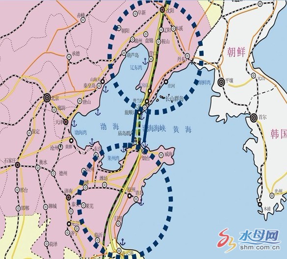 烟台大连齐送渤海跨海大桥项目上两会(图)