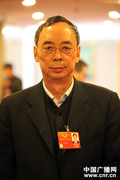 全国政协委员南方科技大学校长朱清时_李雪南摄