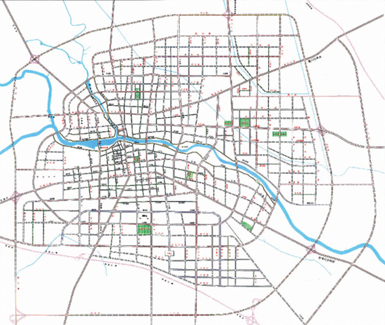 道路红线宽度42米;周口滨河公园规划; 周口中心城区7条路要"改头换面