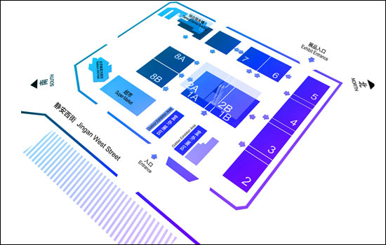 ccbn2012展会展馆平面图