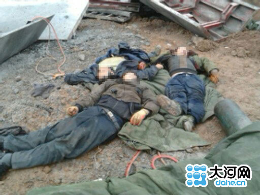 洛栾高速工地两天发生两起事故 7名工人死亡(图)