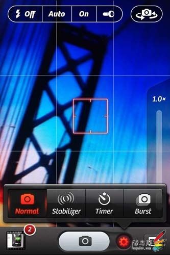 camera 对焦界面