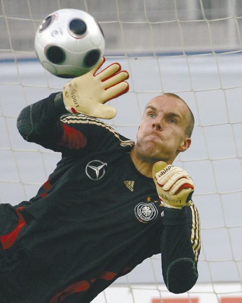 罗伯特恩克,德国足球队守门员。2009年11月1