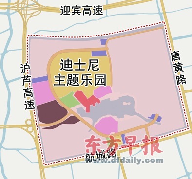 上海迪士尼本月开建主题乐园(组图)