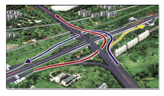 明年三台子互通立交桥主体工程完工(图)