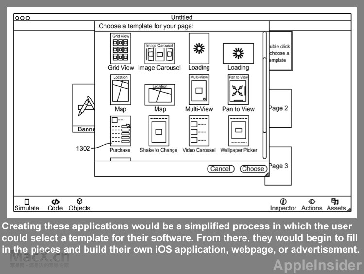 苹果新专利:适用于非程序员的iOS应用创建软件