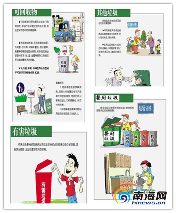 三亚首次推出《生活垃圾分类收集宣传指导手册